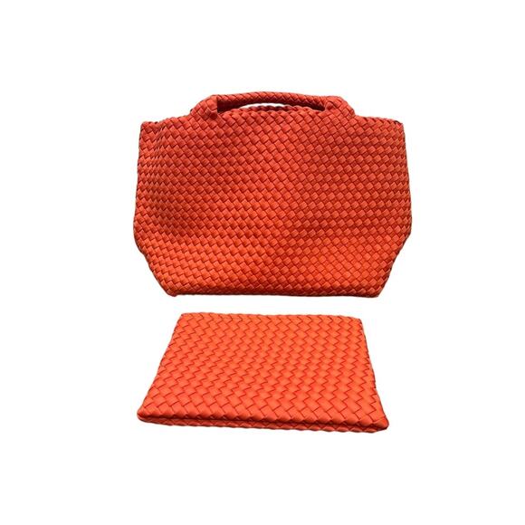 Naghedi Medium St. Barths Medium Tote Bonaire Orange NWT - Picture 3 of 7